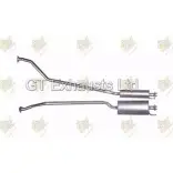 Резонатор GT EXHAUSTS JU 8HAMZ 1271858356 GHA321 MO2FNA