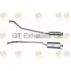 Резонатор GT EXHAUSTS Honda Civic 7 (EU, EP, EV) Хэтчбек 1.7 CTDi 100 л.с. 2002 – 2005 GHA332 ET5LSDO 6F RWA