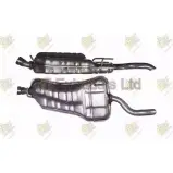 Задний глушитель GT EXHAUSTS HFZ31T GSB088 1271863396 LE 86WT