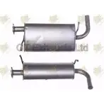 Задний глушитель GT EXHAUSTS TD3XW 1271864294 GSZ106 X3 LWF07