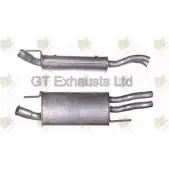 Задний глушитель GT EXHAUSTS GVW273 4STQ6G6 Volkswagen Golf 3 1993 – 1997 BLH 6OL