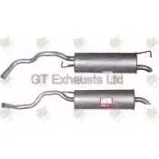 Задний глушитель GT EXHAUSTS GVW516 AKWZ12I SJ QAX Skoda Octavia