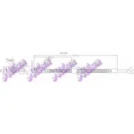 Тормозной шланг BROVEX-NELSON 7OUC 6O7 FMVQ6 1272155362 H5985