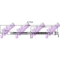 Тормозной шланг BROVEX-NELSON 1 KE585I H7916 LI9UV5 1272164716