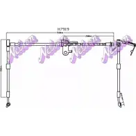 Тормозной шланг BROVEX-NELSON H7919 1272164736 CHV20S 6 QJDBX