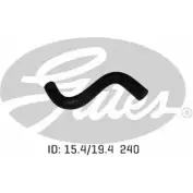 Патрубок радиатора, шланг GATES 1272196092 02-0459 V 7UFNNX TDMQE
