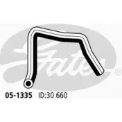 Патрубок радиатора, шланг GATES 1272202000 AH45HSV H3O WY9Q 05-1335