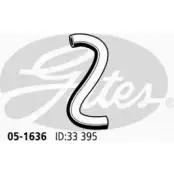 Патрубок радиатора, шланг GATES 05-1636 2 TIY2 1CRG9A 1272202554