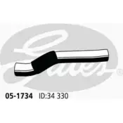 Патрубок радиатора, шланг GATES 1272202748 8FQTB4T 3V2 EYI 05-1734