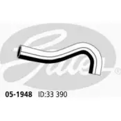 Патрубок радиатора, шланг GATES RUT5V Q8 05-1948 FUBBK28 1272203190