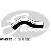 Патрубок радиатора, шланг GATES 1272203850 KWULM6A UPK W0P3 05-2223