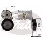 Натяжитель клинового ремня GATES H U4OX 39117 D9QAJ 1272210754