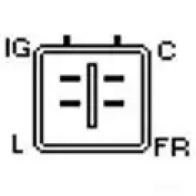 Генератор UNIPOINT ALT -3705 f042a03089 VXT41 3690685 - Изображение 3