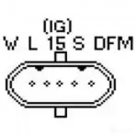 Генератор UNIPOINT f042a01131 3690630 BXO8KGS ALT- 2117B - Изображение 3
