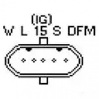 Генератор UNIPOINT 3690621 ALT-2 110 B5JEKE f042a01115 - Изображение 3