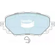 Тормозные колодки, дисковые, комплект BENDIX-AU DB2441 GCT 1BF9KT3 A1 H0B 1272499978