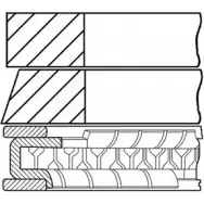 Поршневые кольца, комплект