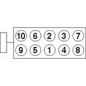 Болты ГБЦ, головки блока цилиндров WILMINK GROUP 1273880116 WG1736540 IOHTD PQIUO FS