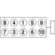 Болты ГБЦ, головки блока цилиндров WILMINK GROUP O UJ6QX WG1736554 NF9WU 1273880154