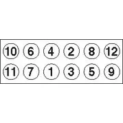 Болты ГБЦ, головки блока цилиндров WILMINK GROUP 3G7SM3 WG1736564 GQX IY 1273880184