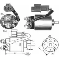 Втягивающее реле стартера WILMINK GROUP 1273931330 ZM1713 1 713 WG1748293