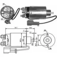 Втягивающее реле стартера WILMINK GROUP 7 92 WG1748301 1273931518 ZM792