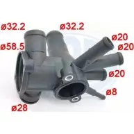 Фланец охлаждающей жидкости WILMINK GROUP 1274019103 JURXK O 4T2A WG1777234