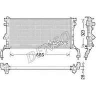 Радиатор охлаждения двигателя WILMINK GROUP LRIVQV P WG1804886 5EDK1 1274198575