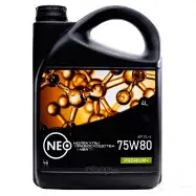Трансмиссионное масло в мкпп, редуктор NSS0000010 NEO OIL SAE 75W-80 API GL-4, 4 л NEO OIL 1439754165 NSS0000010 NX6 7TA