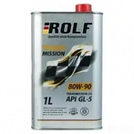 Трансмиссионное масло в мкпп, редуктор минеральное 322242 ROLF SAE 80W-90 API GL-5, 1 л ROLF 8WDU 1 1439755237 322242