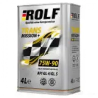 Трансмиссионное масло в мкпп, редуктор синтетическое 322283 ROLF SAE 75W-90, 4 л ROLF EQM09 7P 1439755257 322283