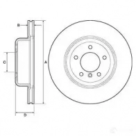 Тормозной диск VAICO V20-80019 4046001703645 Bmw Z4 (E89) 2 Кабриолет 3.0 sDrive 30 i 258 л.с. 2009 – 2024 EY NK3O