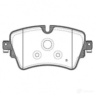 Тормозные колодки дисковые, комплект VAICO 1559473 Z9H XX1 4046001808623 V20-3125 - Изображение 2