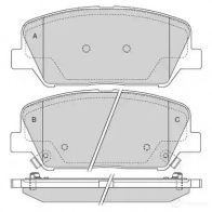 Тормозные колодки дисковые, комплект VAICO GQ ULR Hyundai Grandeur (HG) 5 Седан 3.0 LPG 235 л.с. 2011 – 2011 4046001808951 V52-0294