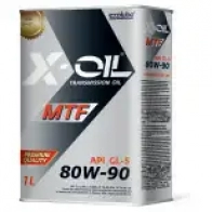 Трансмиссионное масло в мкпп, редуктор полусинтетическое T5809001T X-OIL SAE 80W-90, 1 л X-OIL 1439756582 T5809001T H4N IDK