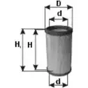 Воздушный фильтр PZL SEDZISZOW WA20273 68VJEU 1274593041 U C9F7R7