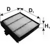 Салонный фильтр PZL SEDZISZOW Fiat Palio (178) 1 Универсал 1.4 69 л.с. 1997 – 2001 HACFH Q ZIDETK WA60250