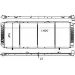 Радиатор охлаждения двигателя ORDONEZ S DE9PO FPAW7QS 2060262 1274684205