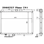 Радиатор охлаждения двигателя ORDONEZ 1274686295 X3 V4V 2060327 BTK6YF