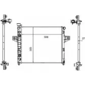 Радиатор охлаждения двигателя ORDONEZ 2060345 Jeep Grand Cherokee (WJ, WG) 2 1999 – 2004 XICW9V W 1J0PBKP