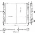 Радиатор охлаждения двигателя ORDONEZ Fiat Marea (185) 1 Седан 2062030 CGPP W1 KUJR6J