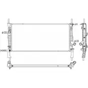 Радиатор охлаждения двигателя ORDONEZ Ford Transit 7 (FM) Грузовик 2.2 TDCi 115 л.с. 2008 – 2014 PK5FKAV 2064106 V WKS4L
