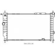 Радиатор охлаждения двигателя ORDONEZ NHIC PNC CJ7X9 Opel Astra (F) 1 Хэтчбек 1.8 i 16V (F08) 116 л.с. 1994 – 1998 2065029