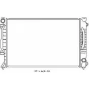 Радиатор охлаждения двигателя ORDONEZ S6713A0 2065061 60J6K XR Audi A6 (C5) 2 Седан 2.7 T Quattro 250 л.с. 2001 – 2005