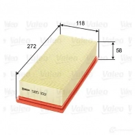 Воздушный фильтр VALEO 585102 B6 A1P7 1206045788 3276425851023 - Изображение 5
