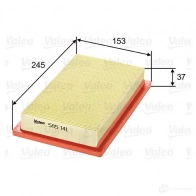 Воздушный фильтр VALEO 3O UUT2O 585141 1206046548 3276425851412 - Изображение 6