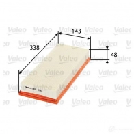 Воздушный фильтр VALEO 231991 585050 3276425850507 Q6GSY T3 - Изображение 5