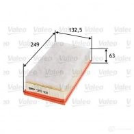Воздушный фильтр VALEO 1206045732 3276425851009 585100 Z2C F1H9 - Изображение 5