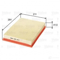 Воздушный фильтр VALEO 585263 5SFK1 S 232054 3276425852631 - Изображение 5