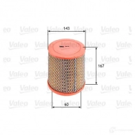 Воздушный фильтр VALEO 3276425857261 52UH SJT 1206051576 585726 - Изображение 1
